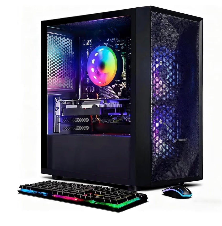 RGB Gaming Desktop PC - Includes RGB Mouse & Keyboard