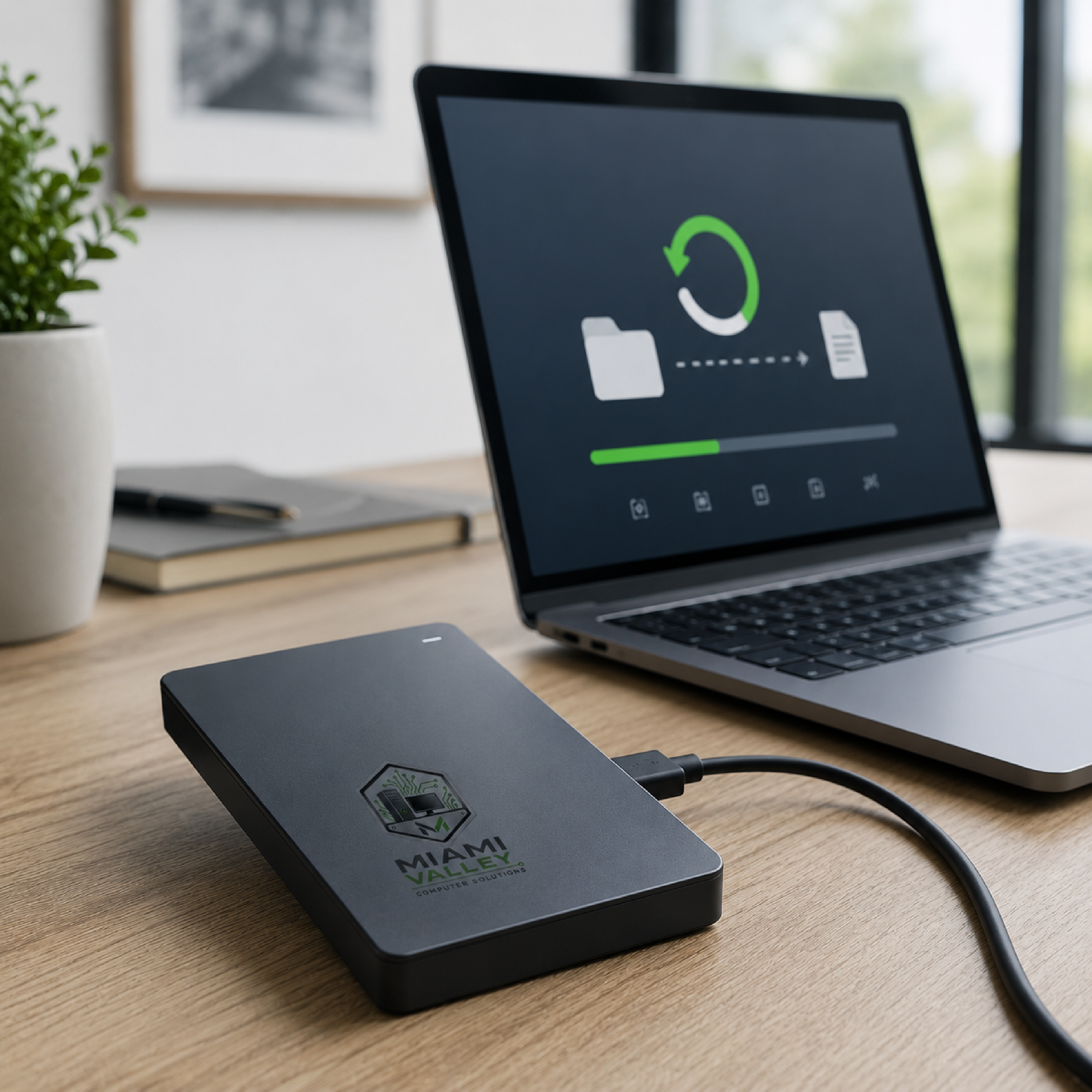External Hard Drive Backup Package